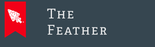 "The Feather" masthead