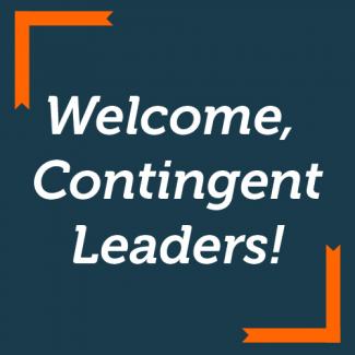 Welcome, Contingent Leaders!