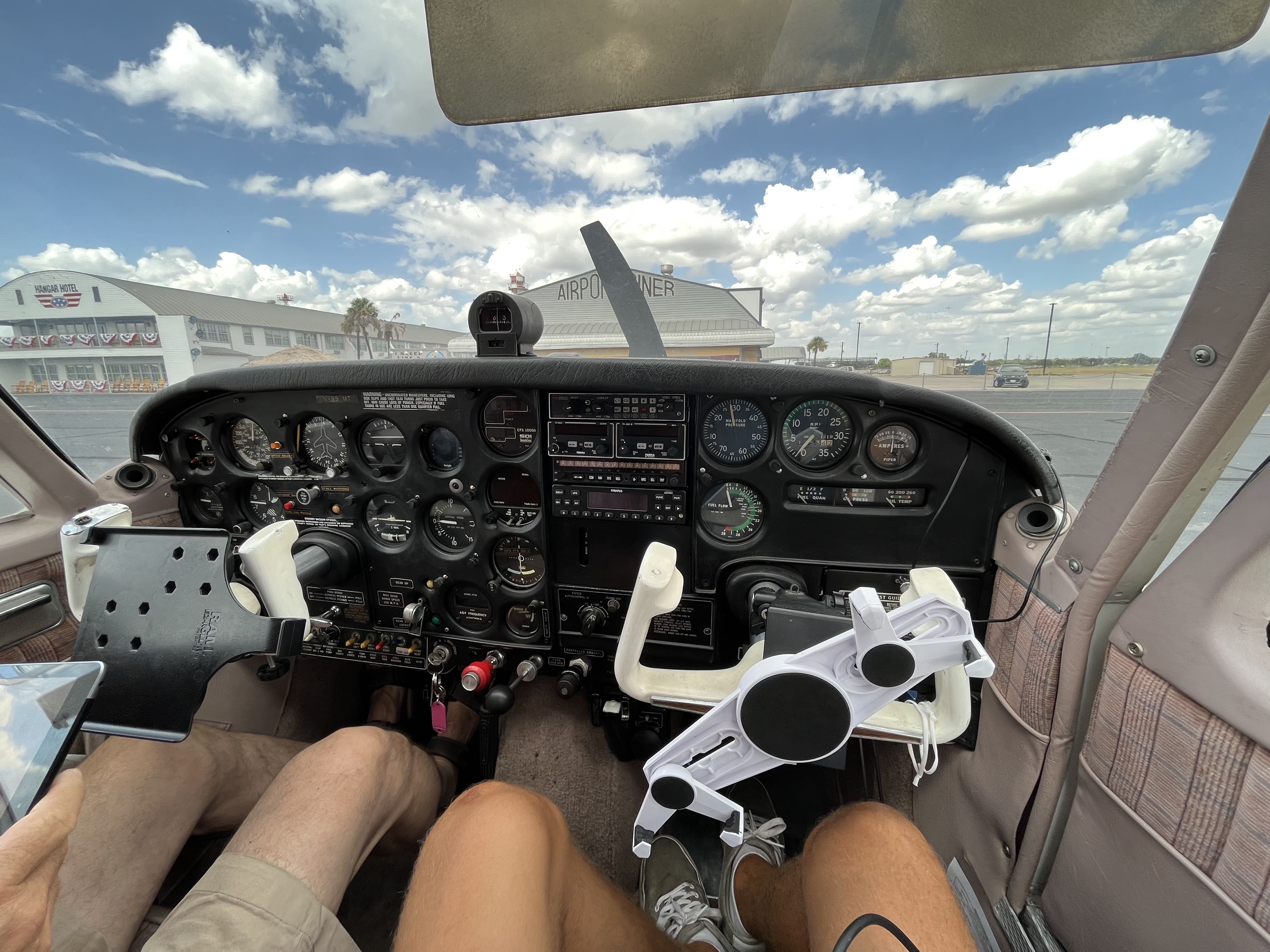 Greg Brown's cockpit
