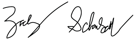 Zach Schonfeld Signature