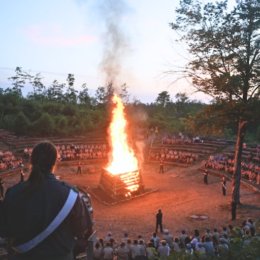 Bonfire at Callout ceremony