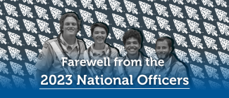 Farewell from the 2023 National Officers