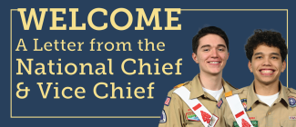 Welcome A letter from the National Chief & Vice Chief