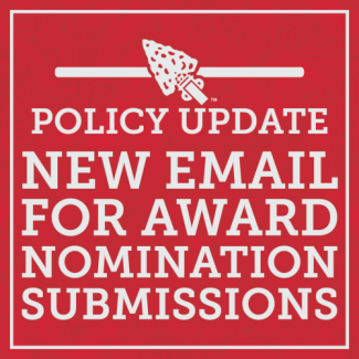Policy Update: New Email for Award Nomination Submissions
