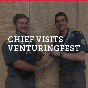 Chief Visits VenturingFest