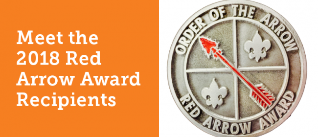 2018 Red Arrow Awards | Order of the Arrow, Boy Scouts of America