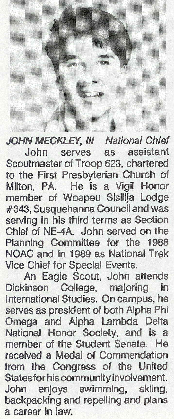 John Meckley nat'l chief