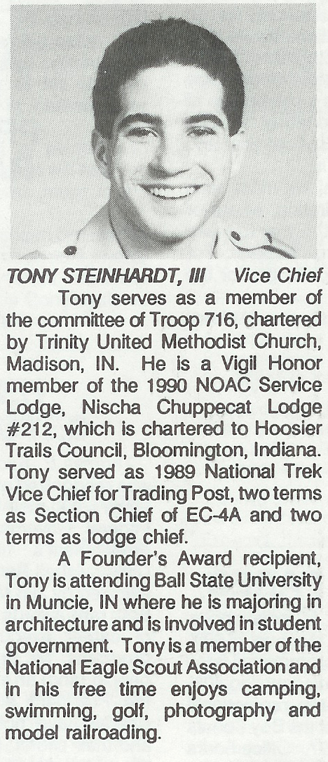 Tony Steinhardt nat'l vice chief
