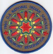 1980 Third National Indian Seminar patch