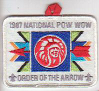1987 Nat'l Pow Wow patch