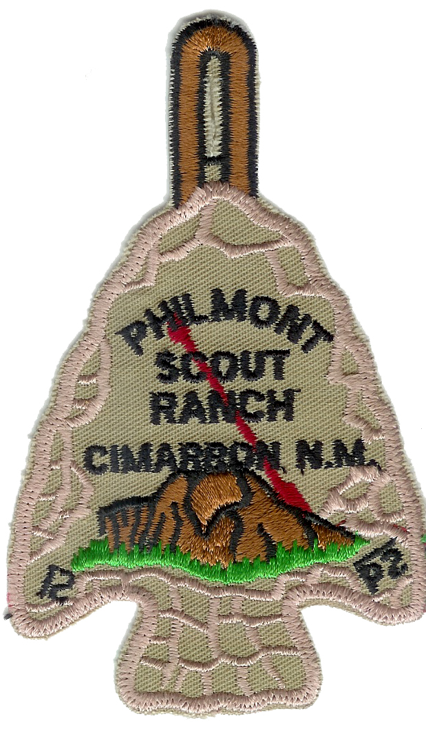 1985 Philmont arrowhead OA patch