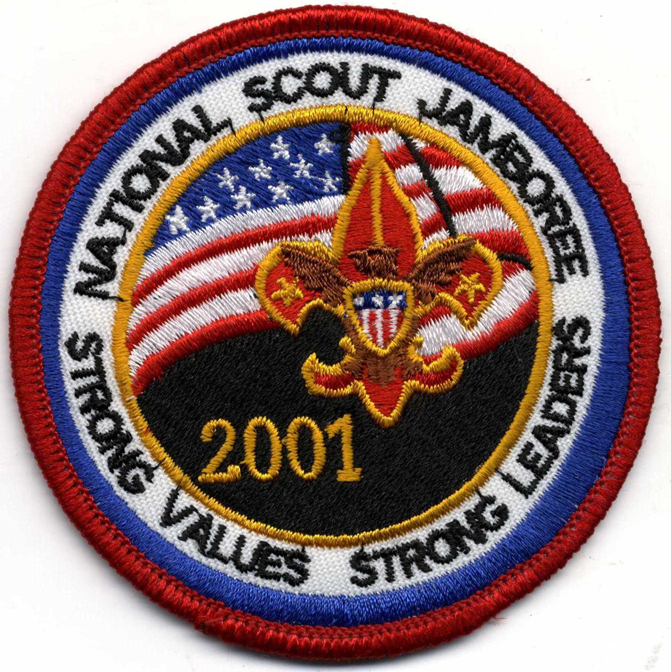 2001 national scout jamboree Grand Columbia Council Large BSA Patch Virginia