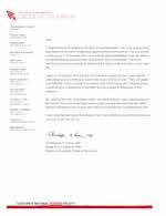 chairman's letter